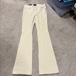 Banana Republic Ivory Bootcut Jeans